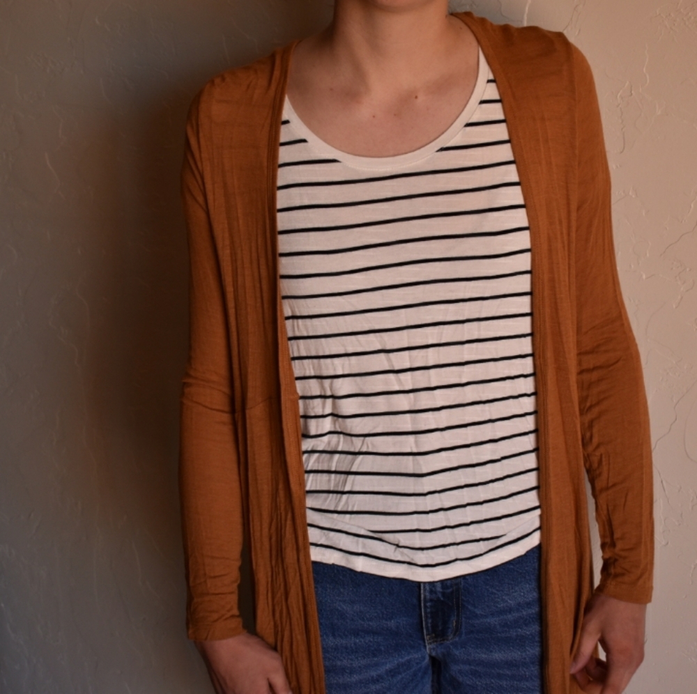 Never Worn long brown cardigan
